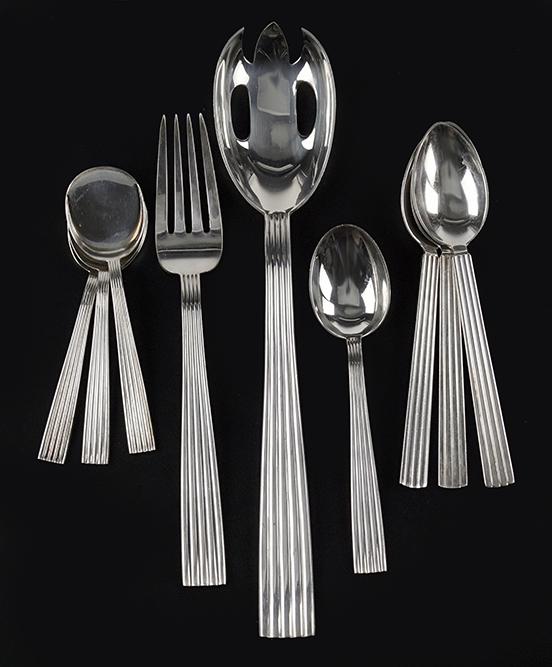 A Buccellati Sterling Silver Partial Flatware Service. (1 of 1)