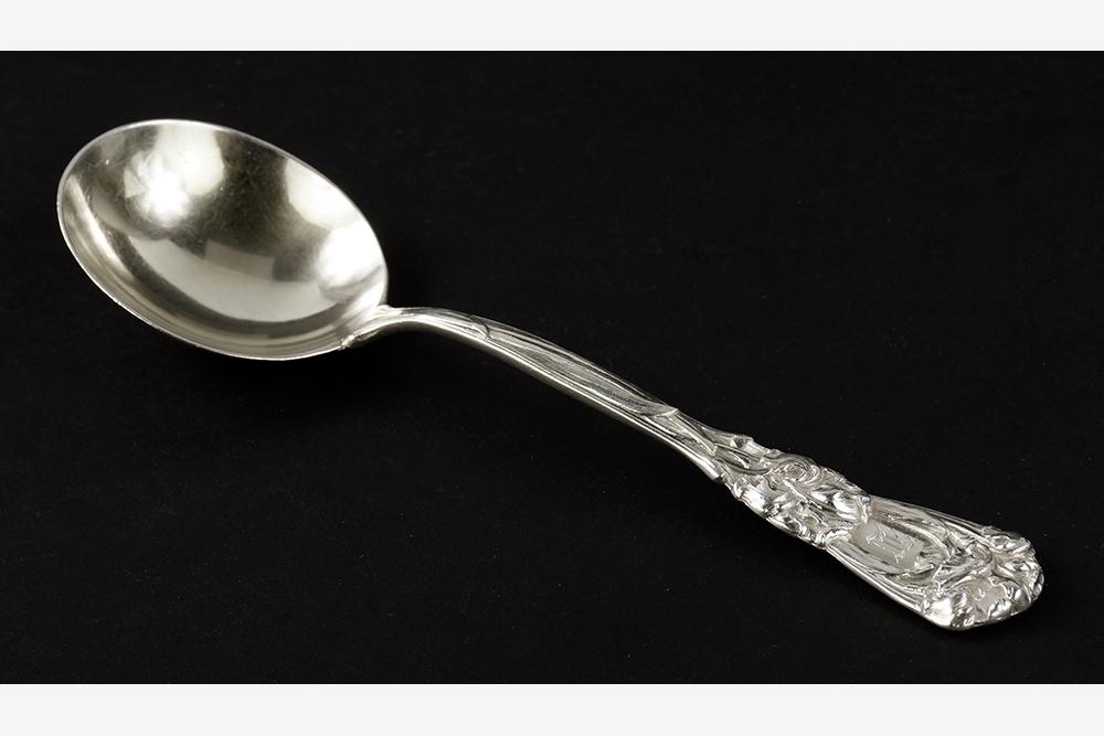 A Set of Nine Durgin Sterling Silver Round Bowl Soup (1 of 3)