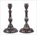 A Pair of Weighted Sterling Silver Candlesticks.