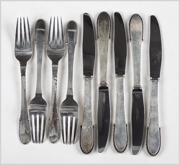 A Georg Jensen Sterling Silver Partial Flatware (1 of 1)