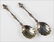 A Pair of Victorian English Silver Spoons.