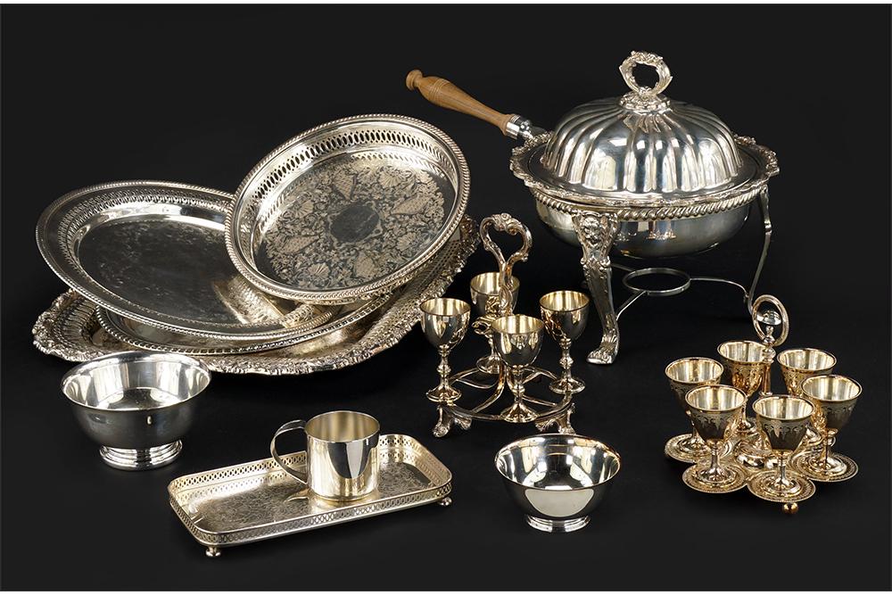 Collection of Silver Plated Items. (1 of 1)