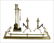 A Suite of Brass Fireplace Accessories.