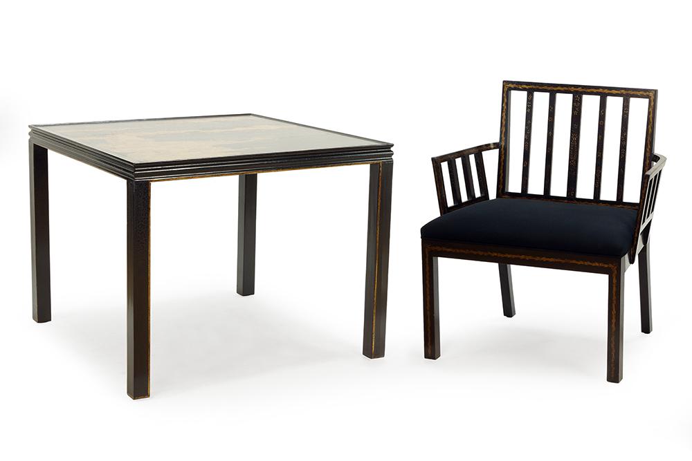 A Lacquered Dining Suite. (1 of 3)