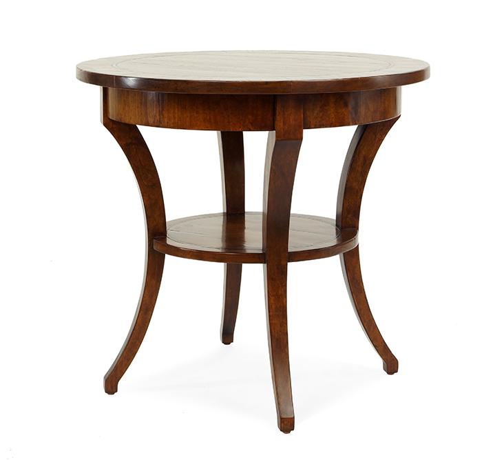 A David Beemer Vienna Mahogany Round Side Table. (1 of 5)