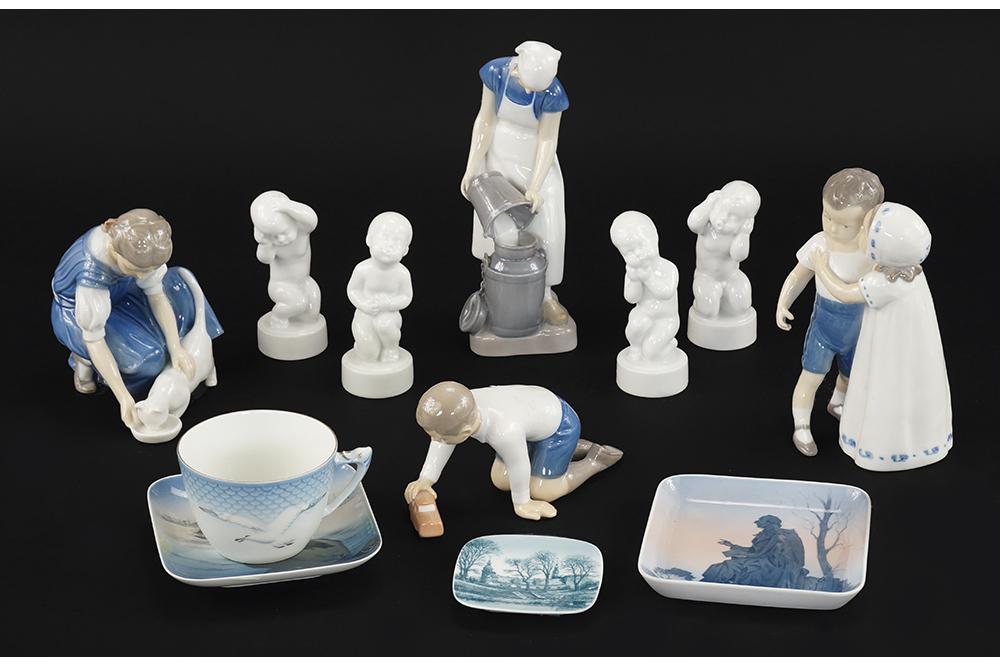 A Collection of Bing & Grondahl Porcelain Figures. (1 of 1)
