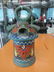 A Dutch Gouda Glazed Pottery Hanging Lantern. - 2
