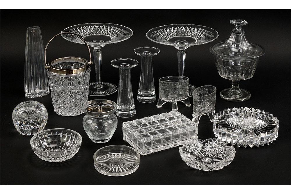 A Pair of Crystal Compotes. (1 of 1)