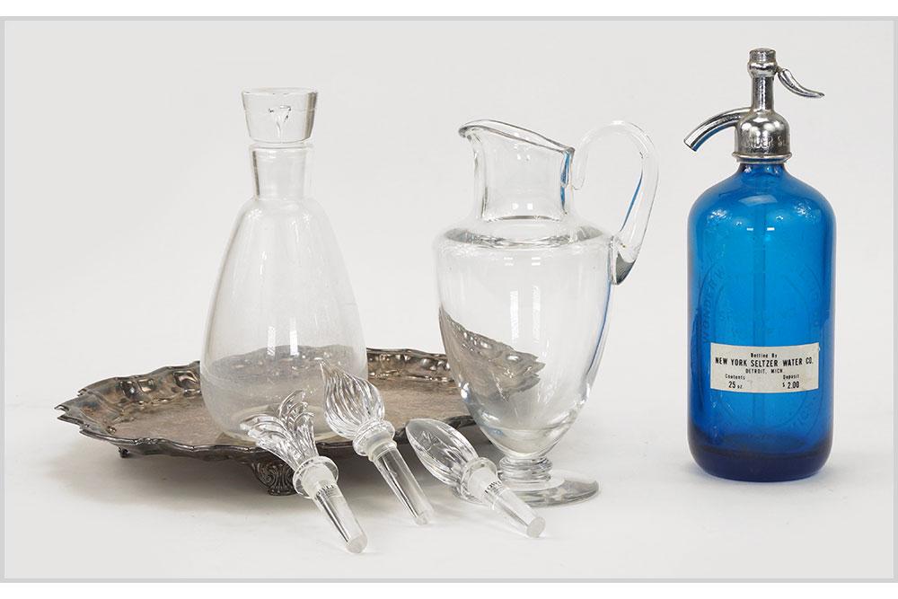 A Baccarat Crystal Pitcher. (1 of 1)