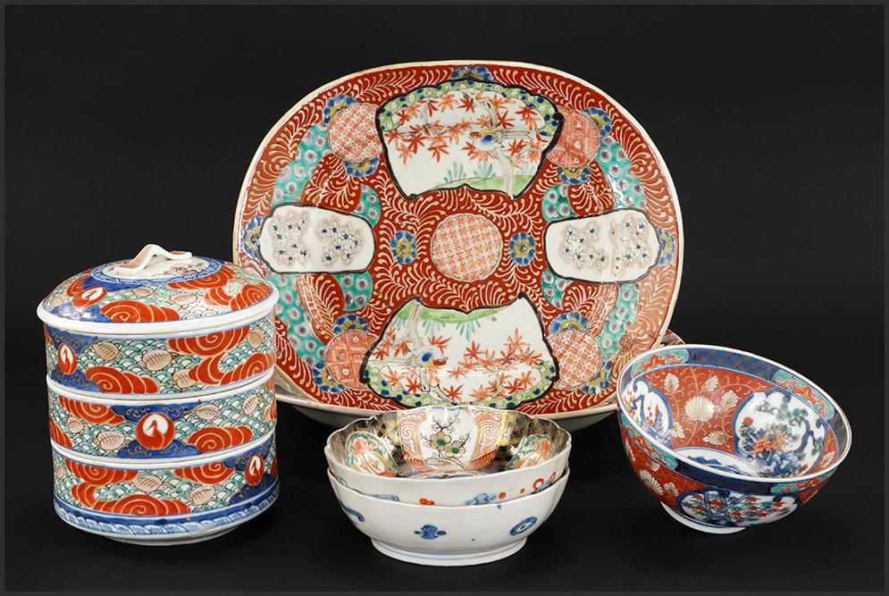 A Collection of Imari Porcelain. (1 of 1)