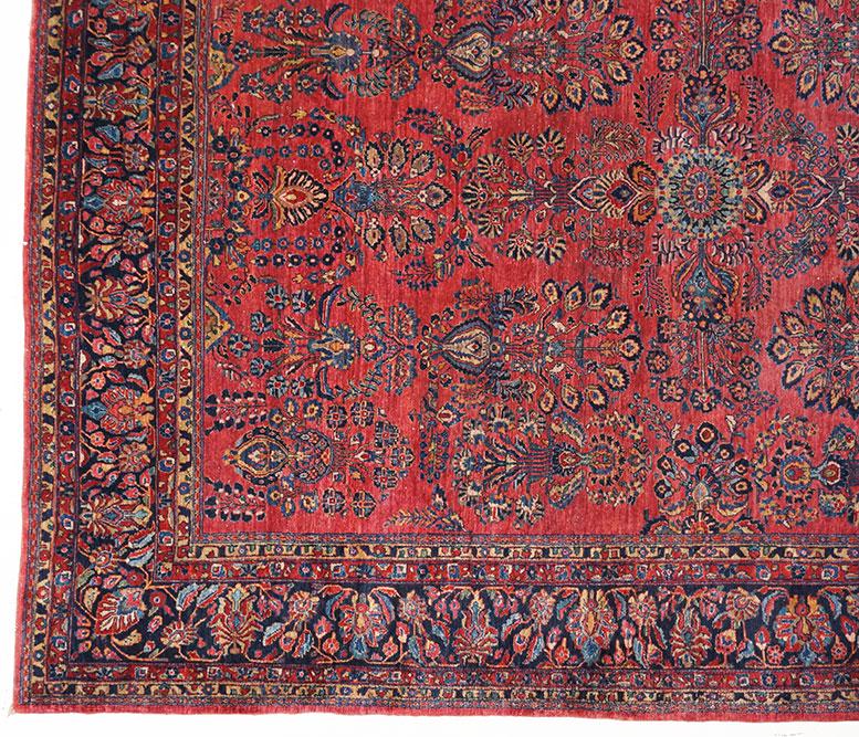 A Sarouk Carpet. (1 of 7)
