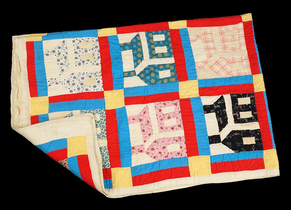 A Vintage School House Quilt. (1 of 1)