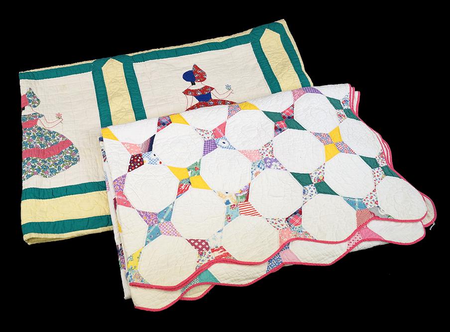 A Snowball Quilt and Victorian Lady Quilt. (1 of 6)
