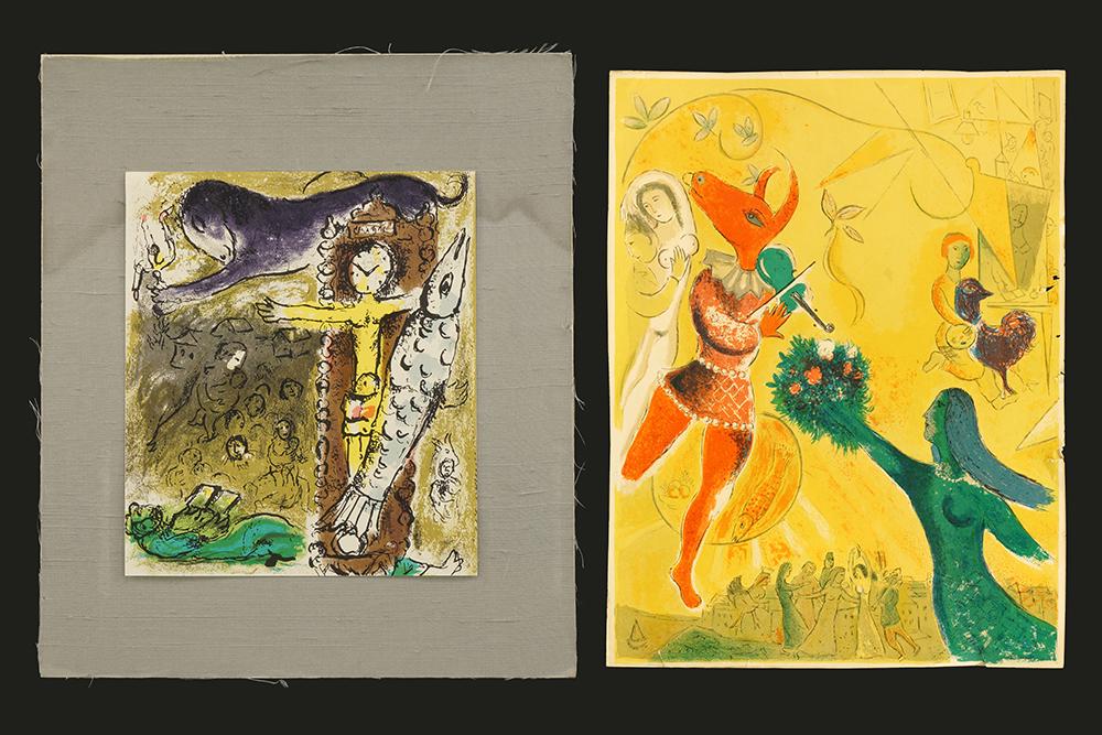 Marc Chagall (Russian-French, 1887-1985) Le Christ a (1 of 1)