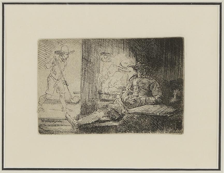 Rembrandt van Rijn (Dutch, 1606-1669) The Golf Player. (1 of 2)