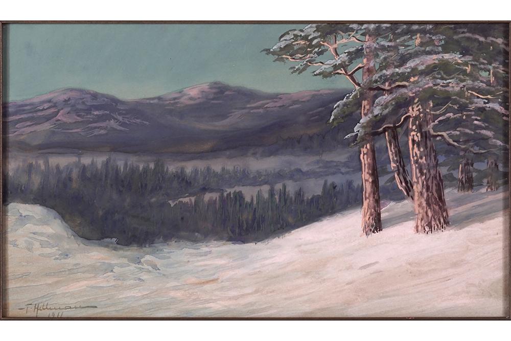 T. Hillman (Late 19th/Early 20th Century) Winter (1 of 3)