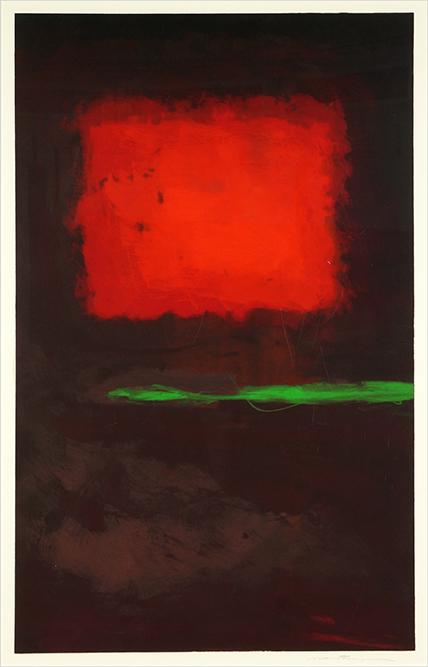 Artist Unknown (American, 20th Century) Abstract. (1 of 2)