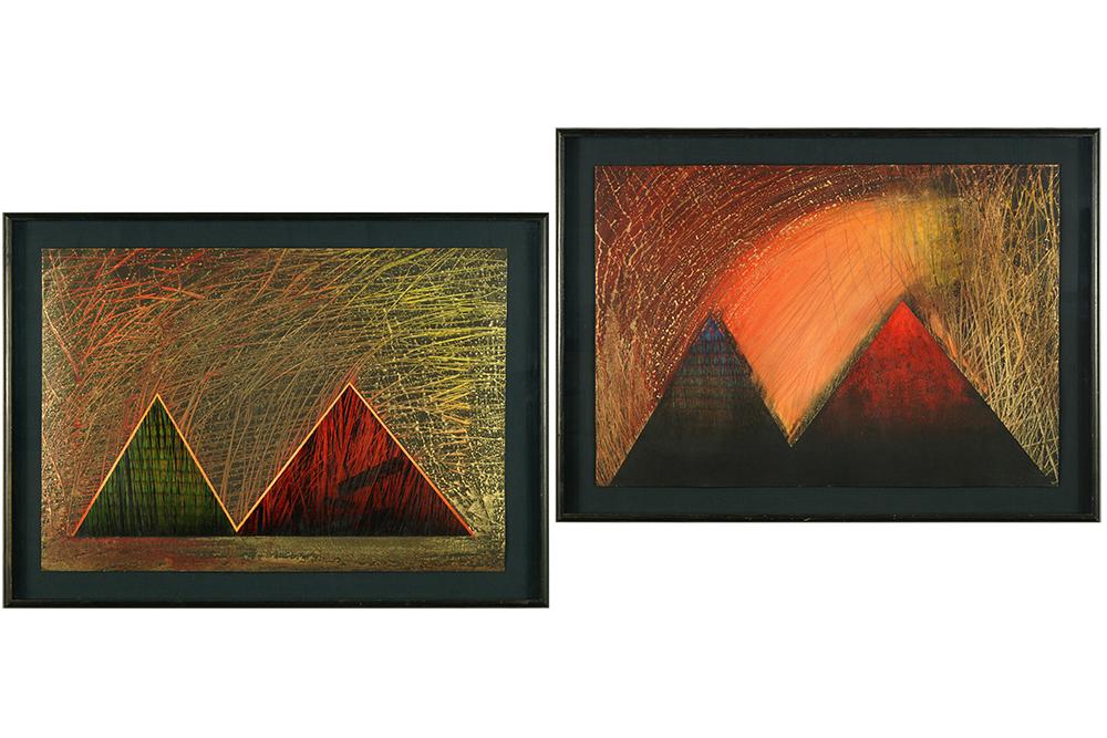 Artist Unknown (American, 20th Century) Abstract. (1 of 1)