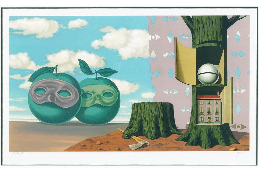 Rene Magritte (Belgian, 1898-1967) Domaine Enchante, (1 of 3)