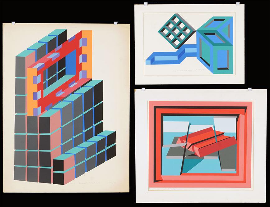 Michael Challenger (American, B. 1939) Three Color (1 of 1)