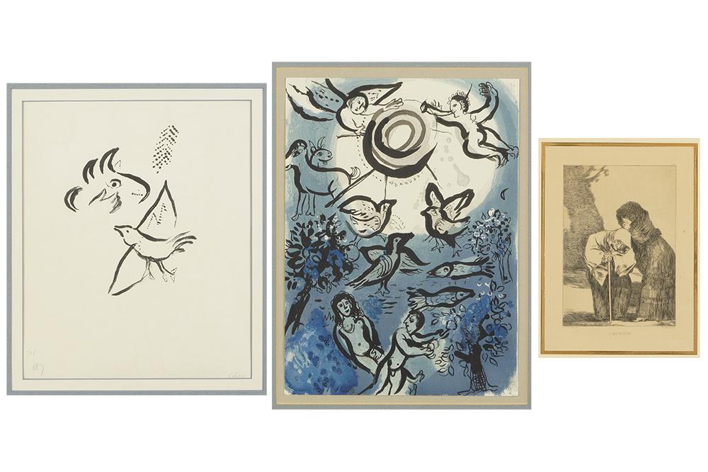 Marc Chagall (Russian-French, 1887-1985) Creation. (1 of 2)