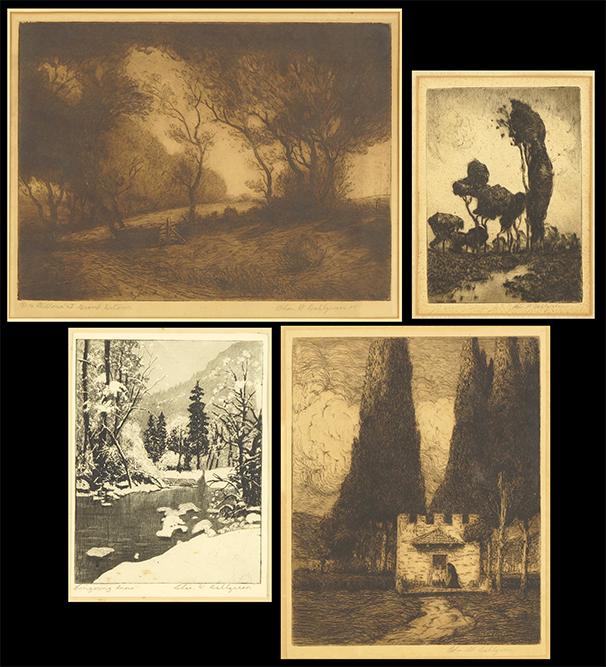 Charles W. Dahlgreen (American, 1864-1955) Four (1 of 2)