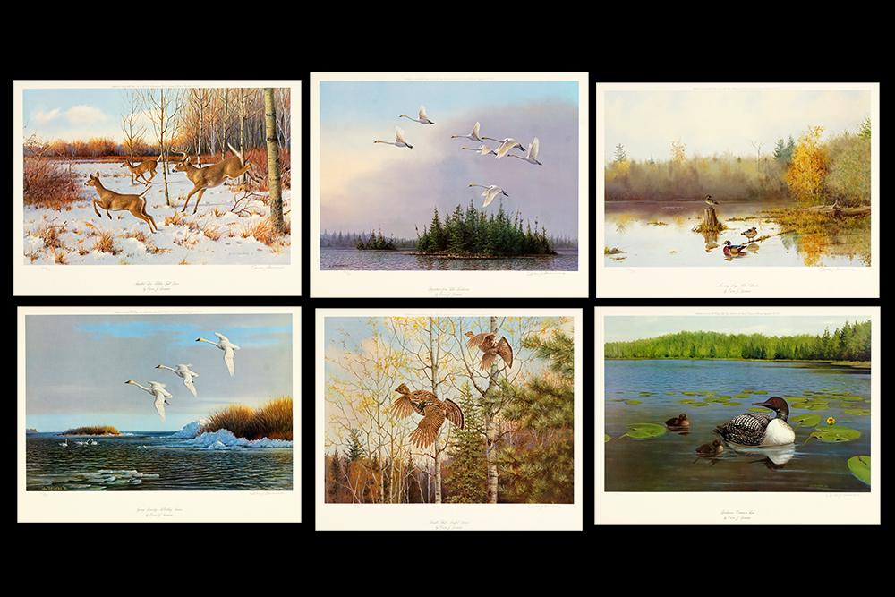 Owen Gromme (American, 1896-1991) Forty-Five Wildlife (1 of 7)