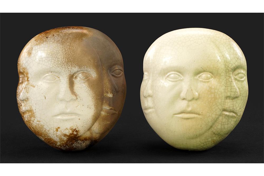 Glenys Barton (British, B. 1944) Two Heads. (1 of 1)