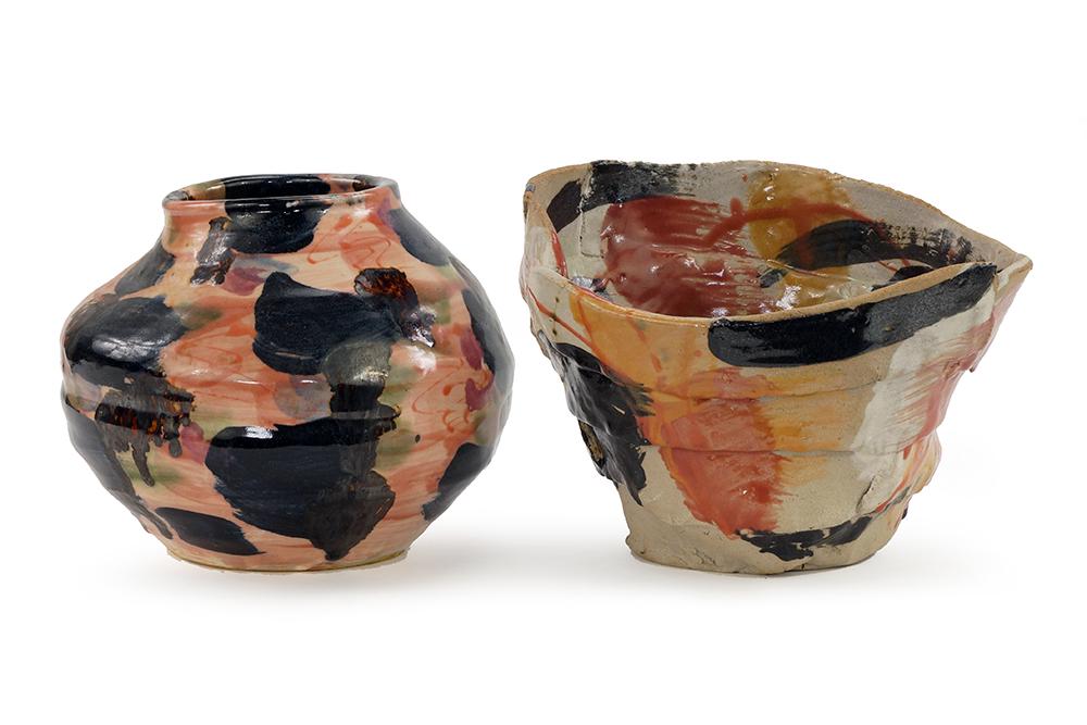 Sandy Brown (British, B. 1946) A Bowl and Vase. (1 of 1)