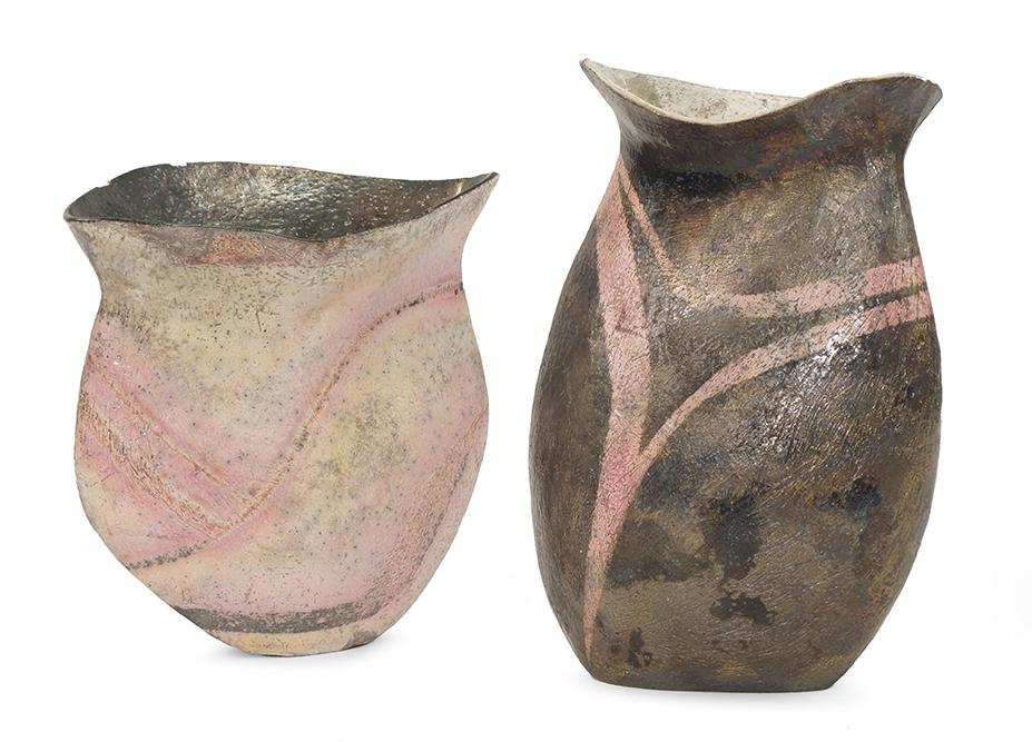 David Howard Jones (British, B. 1953) Two Vases. (1 of 3)