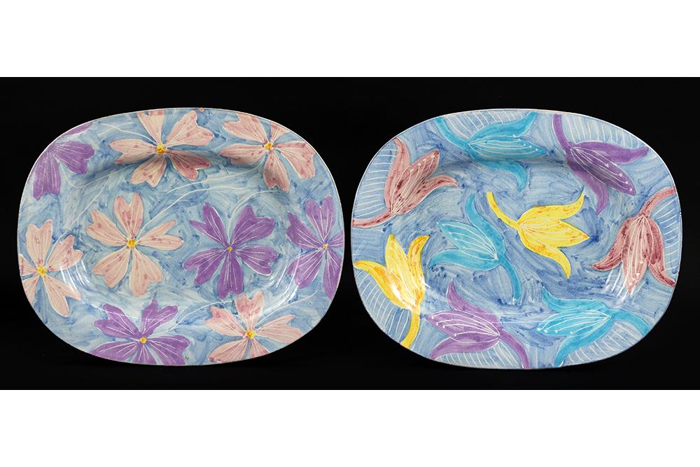 John Hinchcliffe (British, 1949-2010) Two Platters. (1 of 1)