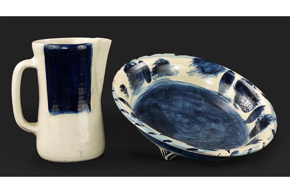 David Garland (British, B. 1941)  A Pitcher and Bowl. (1 of 1)