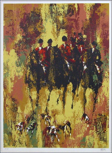 MARK KING (B. 1931) THE FOX HUNT.