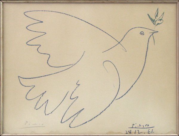 PABLO PICASSO (1881-1973) PEACE DOVE.