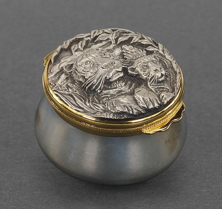 A Buccellati Sterling Silver Box. (1 of 1)