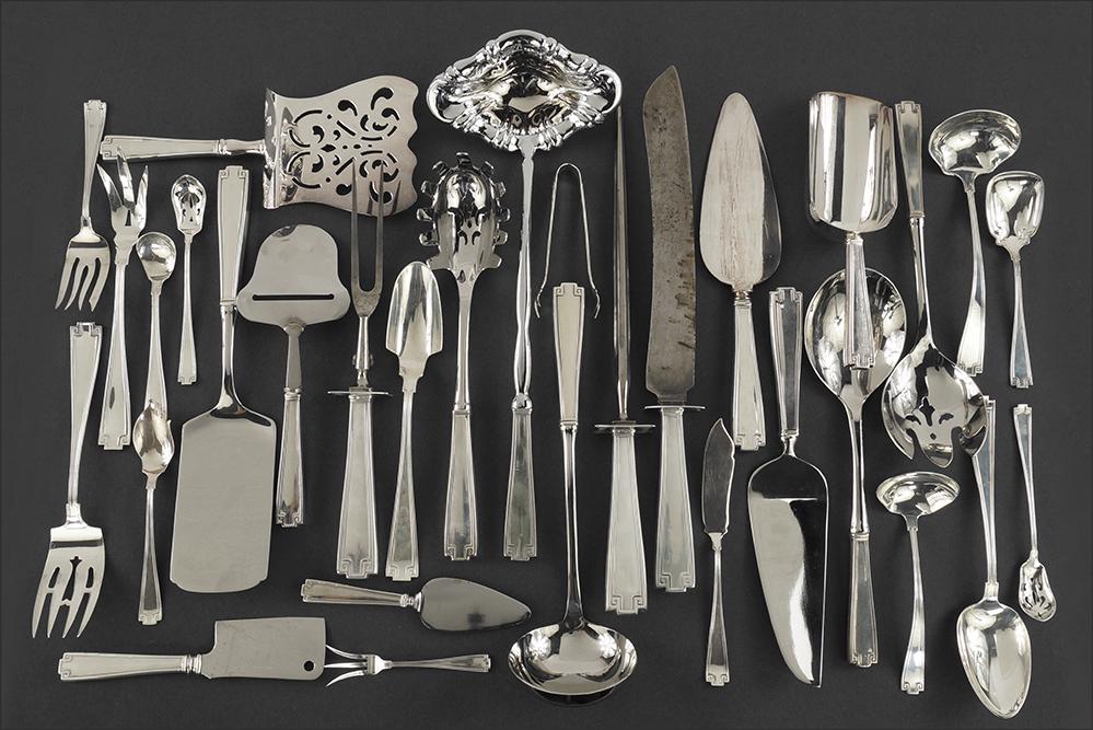 A Set of Gorham Sterling Silver Serving Pieces. (1 of 4)