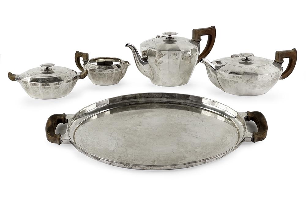 A Lazarus Posen German .800 Silver Tea & Coffee (1 of 2)