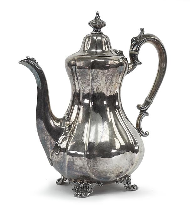 A Hanau .800 Silver Coffee Pot. (1 of 2)
