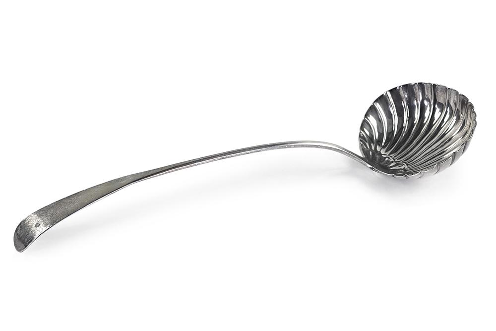 An Irish George IV Silver Ladle. (1 of 3)