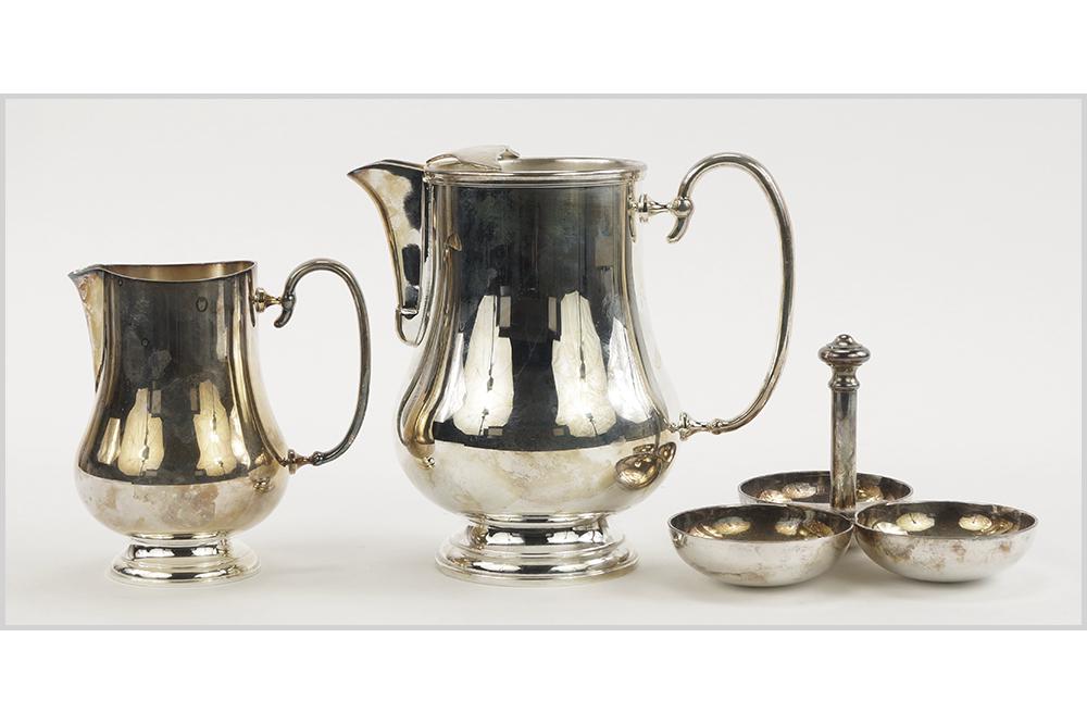 A Collection of Christofle Hotel Silverplate Table (1 of 1)