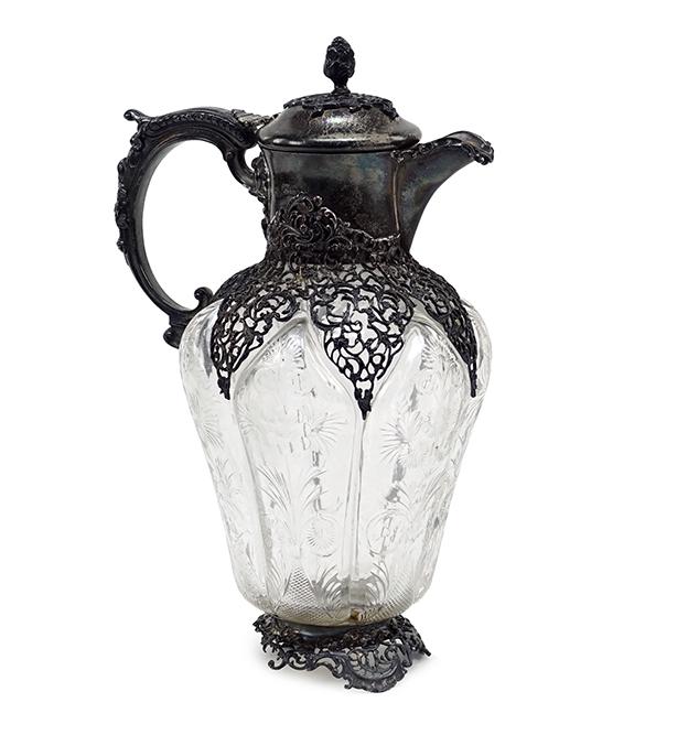 An English Victorian Claret Jug. (1 of 3)