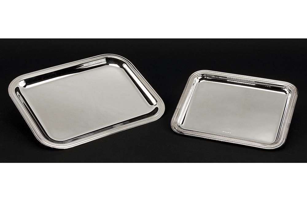 Two Christofle Silverplate Trays. (1 of 1)