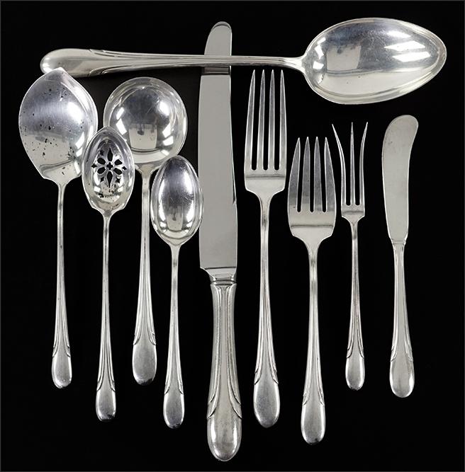 A Towle Sterling Silver Flatware Service. (1 of 2)