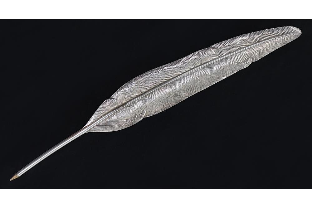 A Cartier Sterling Silver Pen. (1 of 2)