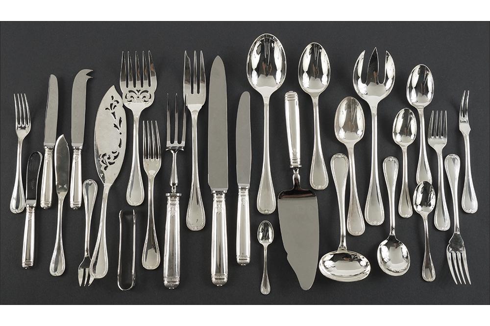 A Christofle Silverplate Flatware Service. (1 of 3)