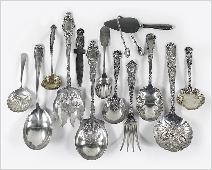A Collection of American Sterling Silver Serving (1 of 1)