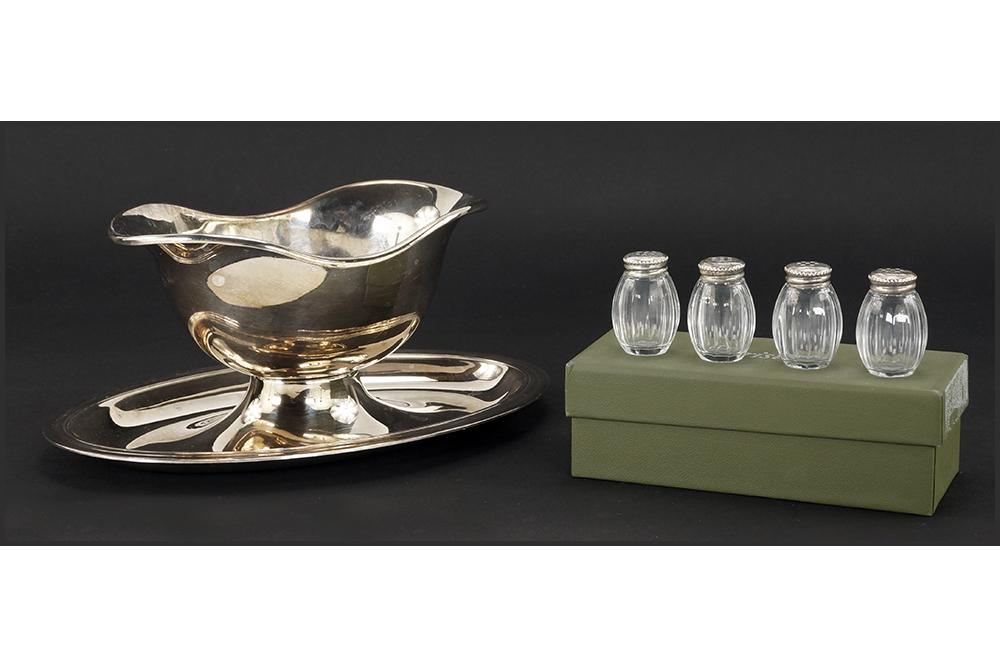 A Christofle Silverplate Sauce Boat. (1 of 1)