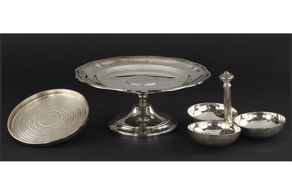A Christofle Silverplate Cake Stand. (1 of 1)