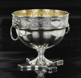 A Danish Silver Footed Cup.