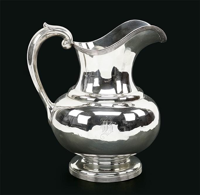 A Black, Starr & Frost Sterling Silver Pitcher. (1 of 2)